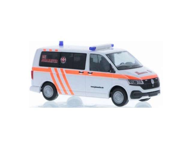 Available To Order – Volkswagen T6.1 Johanniter Lingen-Nordhorn, white/orange 1:87 Rietze Model (RZ53742)