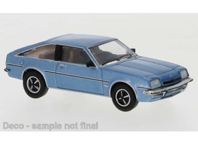Available To Order – 1978 Opel Manta B CC, metallic blue 1:87 Brekina Model (PCX870100)