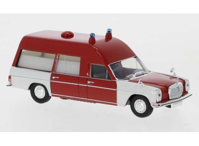 1970 Mercedes 8 KTW, red/white 1:87 Brekina Model