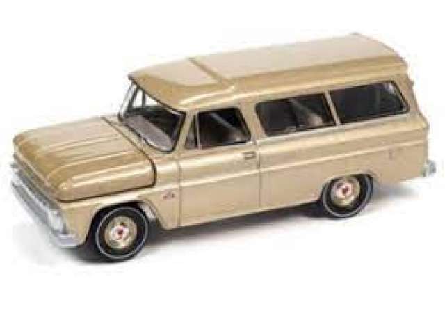 1966 Chevrolet Suburban, sabble poly 1:64 Auto World Model