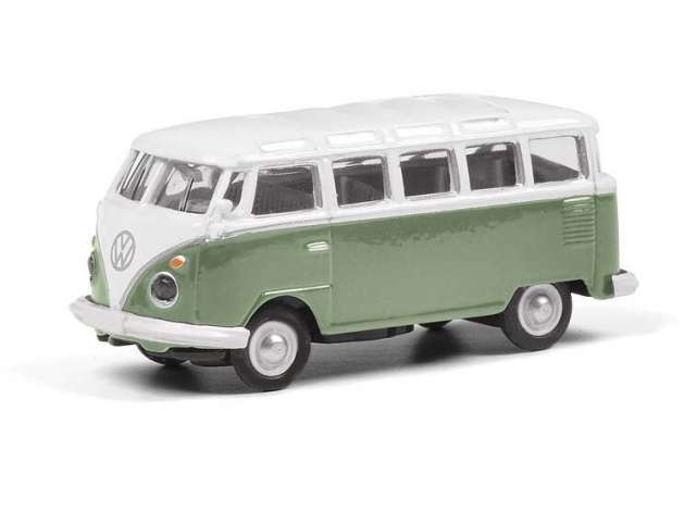 Available To Order – Volkswagen T1c Samba, green/white 1:87 Schuco Model (SCHUCO26707)
