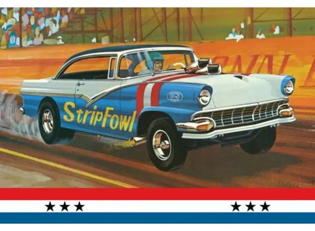 1956 Ford Victory Hardtop, plastic modelkit 1:25 AMT Model