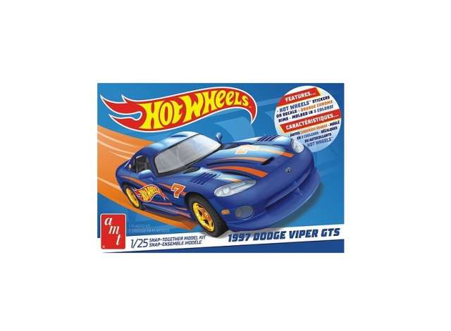 1997 Dodge Viper GTS Snap, plastic modelkit 1:25 AMT Model