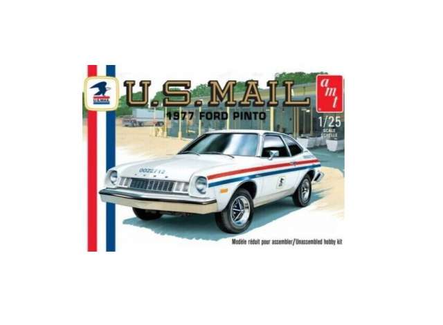 1977 Ford Pinto USPS, plastic modelkit 1:25 AMT Model