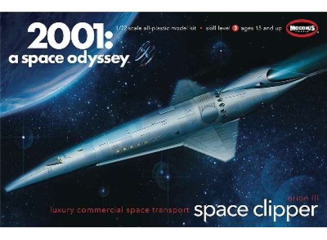 Pre-Order – Long Big 2001 Space Clipper Orion, plastic modelkit 1:72 Moebius Model (moes2001-11) – ETA. September 2026