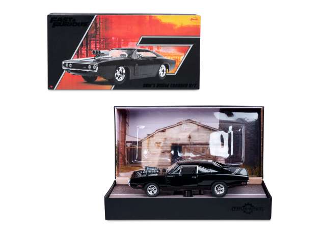 Pre-Order – #33721 1/24 Replica 1970 Dodge Charger *Fast & Furious*, grey-black 1:24 Jada Toys Model (jada253205004) – ETA. September 2026