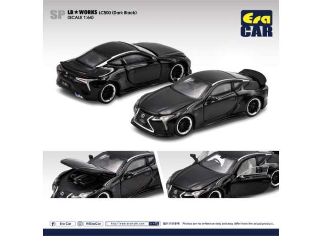 1:64 ERA CAR LS21LC2501 LB WORKS LEXUS LC500 DARK BLACK