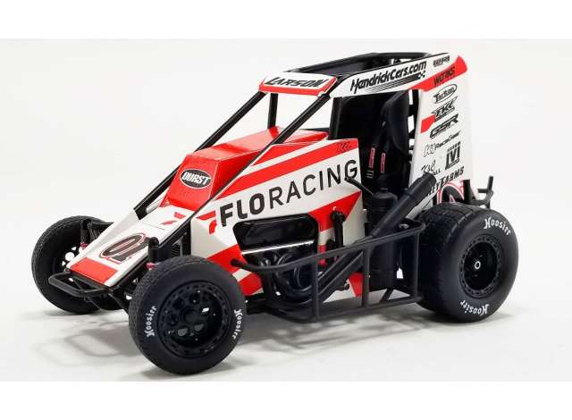 #01 FLO Racing Midget Sprint Car *Kyle Larson*, white/red 1:18 Acme Diecast Model