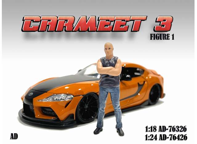 Car Meet III Figure I 1:24 American Diorama Model