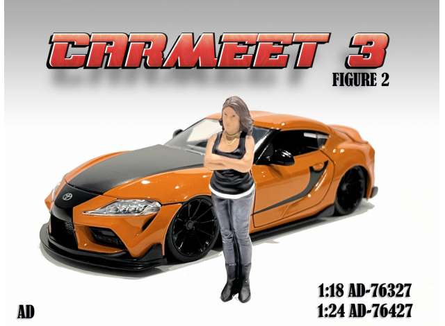 Car Meet III Figure II 1:24 American Diorama Model