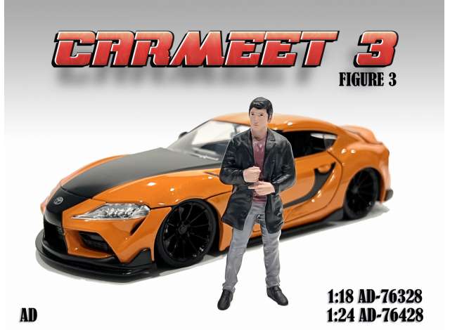 Car Meet III Figure III 1:24 American Diorama Model
