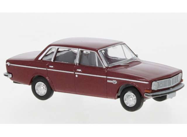1966 Volvo 144, dark red 1:87 Brekina Model