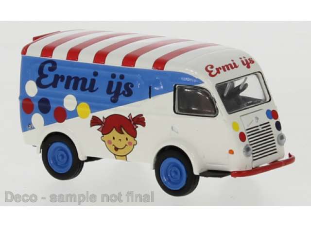 1950 Renault 1000 KG *Ermi ijs*, white/blue/red 1:87 Brekina Model