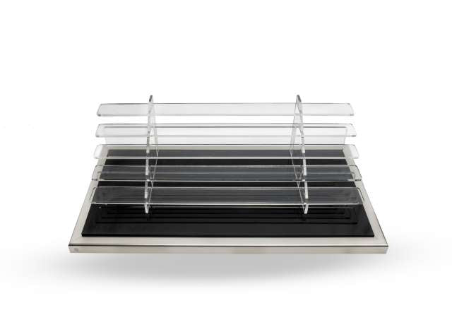 Scale Ladder Display With Metal&Acrylic Base and Case 1:64 Atlantic Model