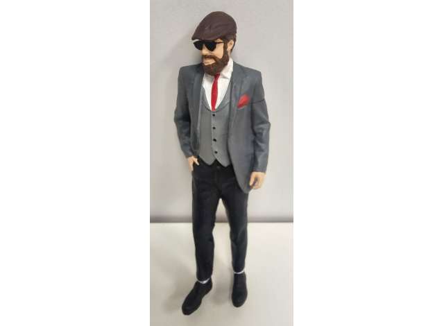 Alexander figurine, grey jacket and black pants 1:18 Atlantic Model