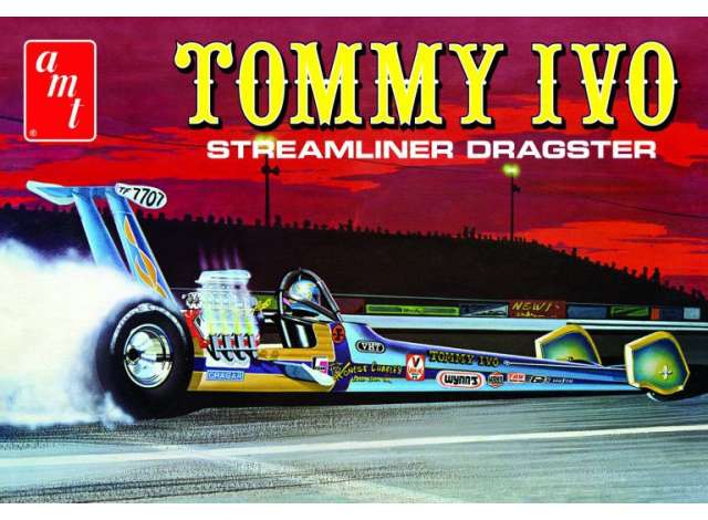 Tommy Ivo Steamliner Dragster, plastic modelkit 1:25 AMT Model