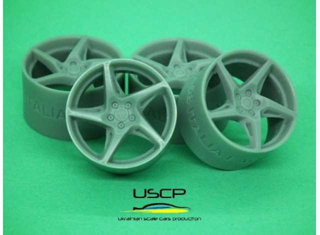 21 inch Ferrari 458 wheels 1:24 USCP Model