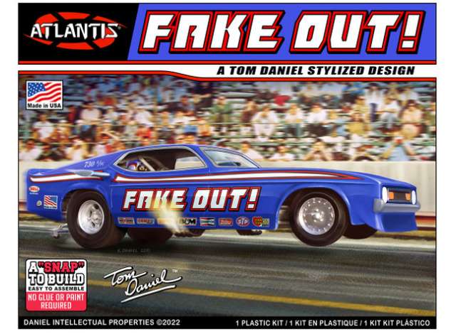 Tom Daniel *Fake Out!* Funny Car, plastic modelkit 1:32 Atlantis Model