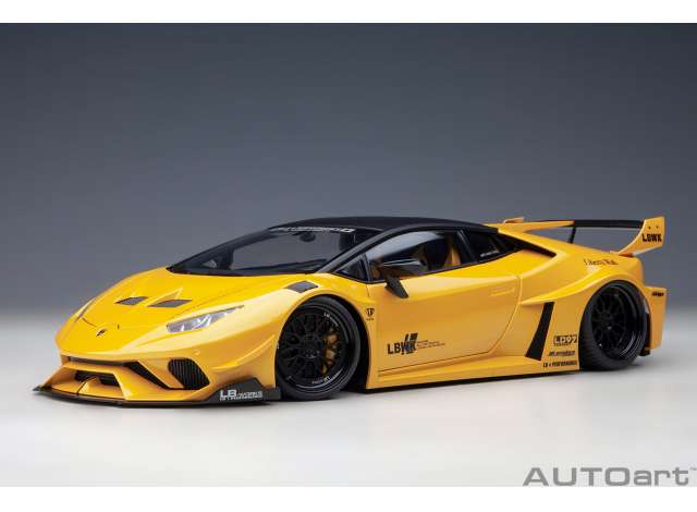 Liberty Walk LB Silhouette Lamborghini Huracan GT, yellow 1:18 AutoArt Model