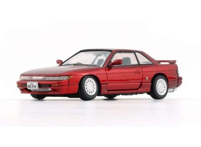 Nissan Silvia S13, metallic red 1:64 BM Creations Model