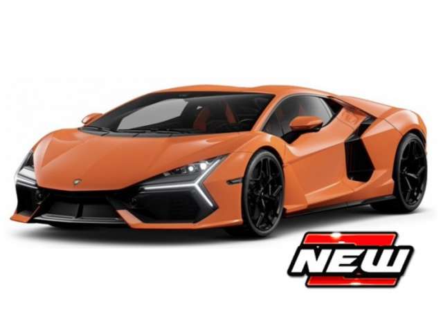 Lamborghini Revuelto, orange 1:24 Bburago Model