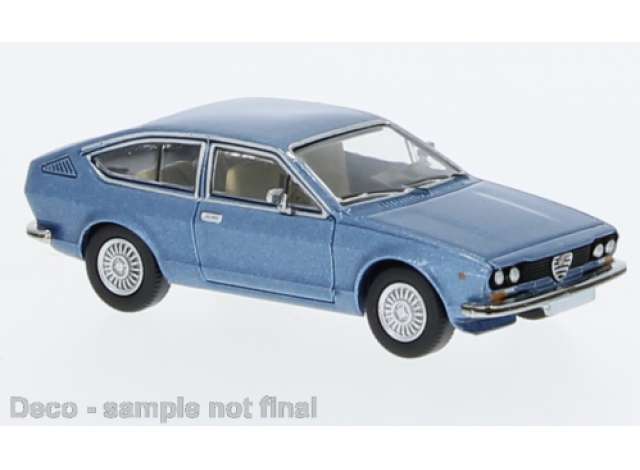 Available To Order – 1974 Alfa Romeo Alfetta GT, blue 1:87 Brekina Model (PCX870427)