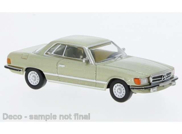 Available To Order – 1971 Mercedes SLC (C107), metallic light green 1:87 Brekina Model (PCX870477)