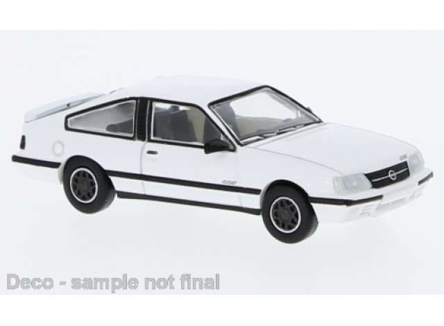 1983 Opel Monza A2 GSE, white 1:87 Brekina Model