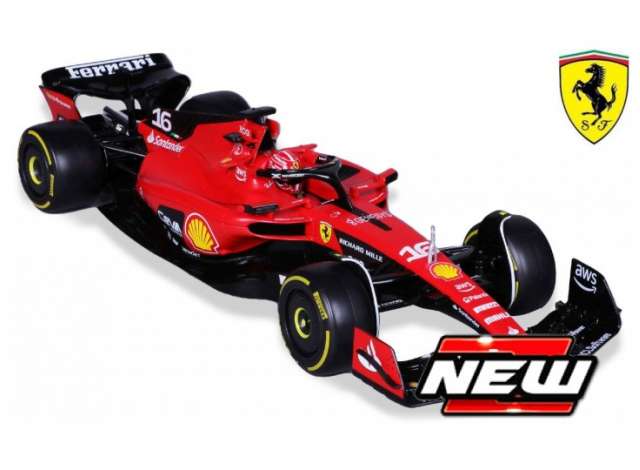 2023 Ferrari F1 SF23 #16 Charles LeClerc Season Car 2023, red/black 1:18 Bburago Model
