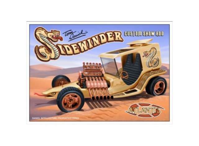 Tom Daniel Sidewinder Custom Show Rod , plastic modelkit 1:24 Atlantis Model