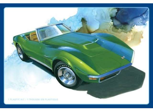 1972 Chevrolet Corvette Roadster, plastic modelkit 1:25 AMT Model