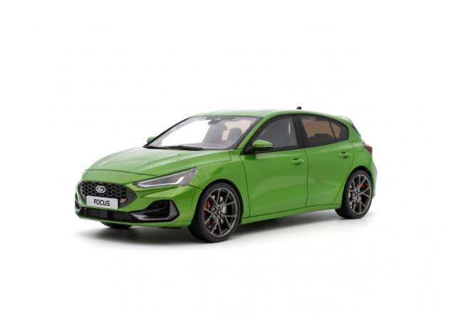 Pre-Order – 2022 Ford Focus MK5 ST Phase 2 *Resin series*, mean green 1:18 OttOmobile Miniatures Model (OT450) – ETA. September 2026