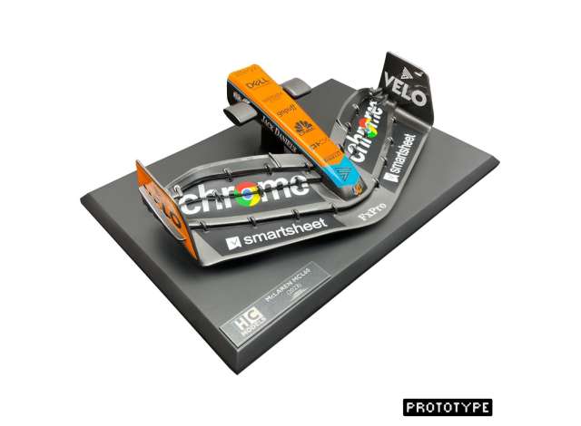 Pre-Order – 2023 McLaren MCL60 *Nosecone*, orange/black 1:8 OttOmobile Miniatures Model (HC809203) – ETA. September 2026