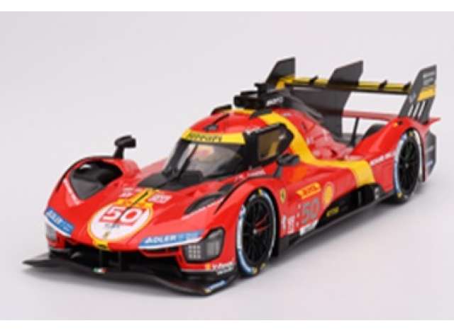 2023 Ferrari 499 P #50 Team Af Corse Wec 1000 Miles of Sebring 3dr Place, red 1:18 BBR Model