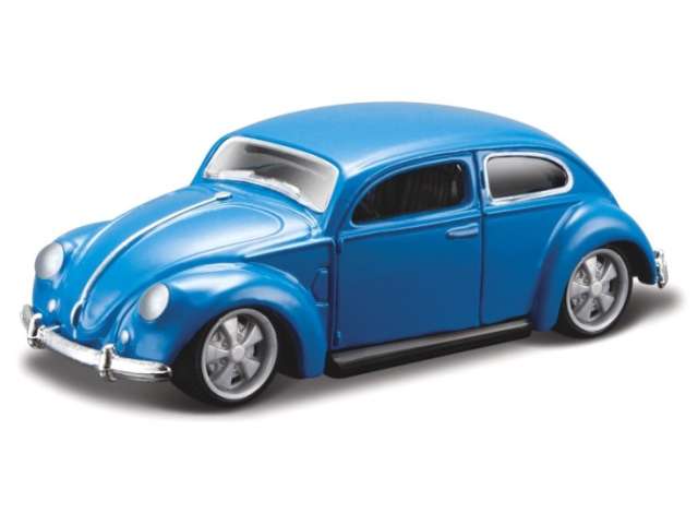 Volkswagen Kever, blue 1:64 Bburago Model