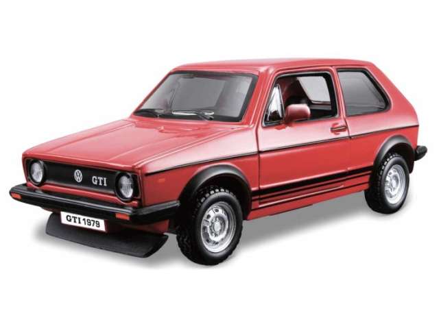 1979 Volkswagen Golf MK1 GTI, red 1:32 Bburago Model