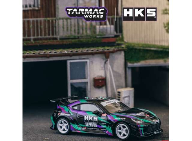 1/64 TARMAC T64G038BK HKS TOYOTA GR86