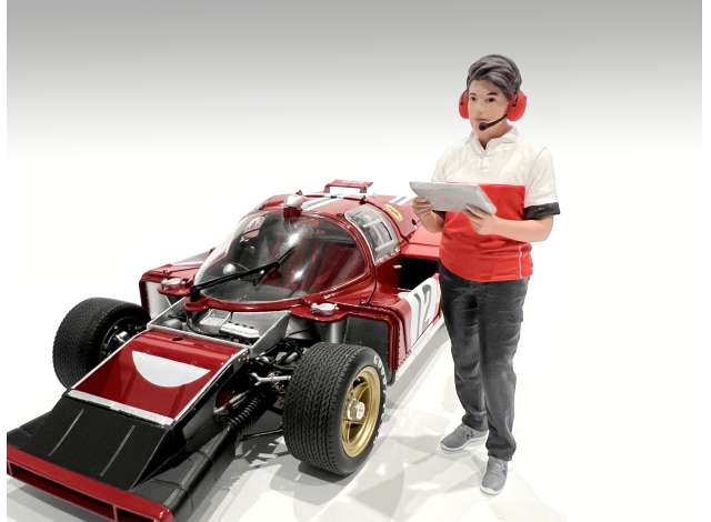 Race Crew 3 1:18 American Diorama Model