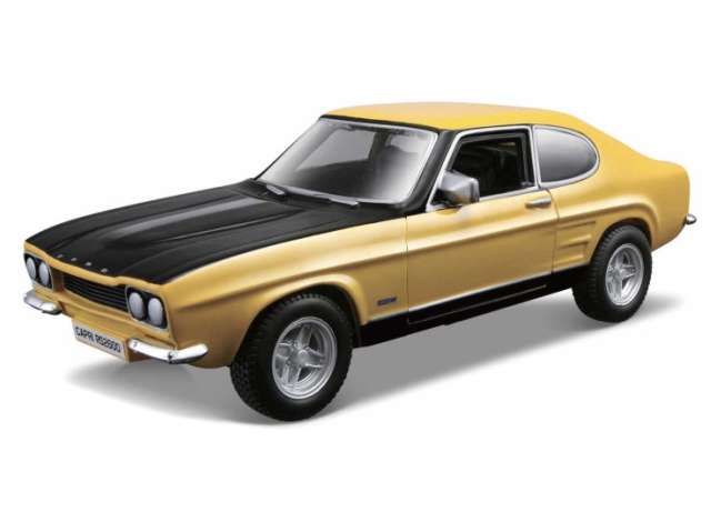1970 Ford Capri RS2600, yellow/black 1:32 Bburago Model