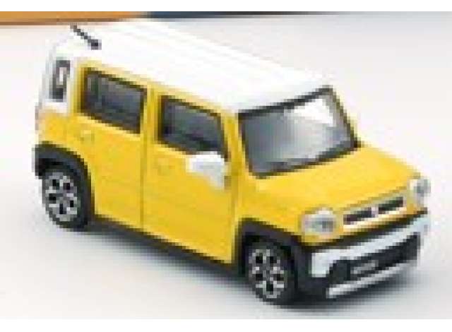 2019 Suzuki Hustler, active yellow / white Top 1:64 BM Creations Model