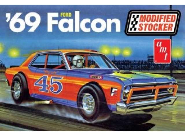 1969 Ford Falcon Modified Stocker, plastic modelkit 1:25 AMT Model