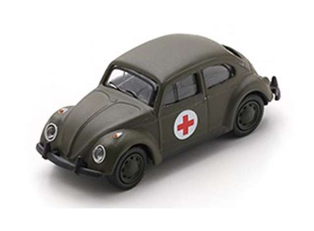 Available To Order – Volkswagen Kever German Army Medic Unit, green 1:87 Schuco Model (SCHUCO26806)