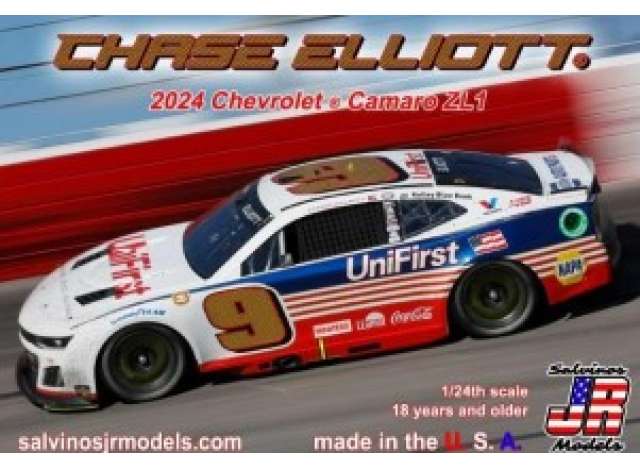 Pre-Order – 2024 Chevrolet Camaro ZL1 Chase Elliott Camaro Hendrick Motorsport *Darlington*, plastic modelkit 1:25 Salvinos Model (SALHCM2024CEDA) – ETA. September 2026