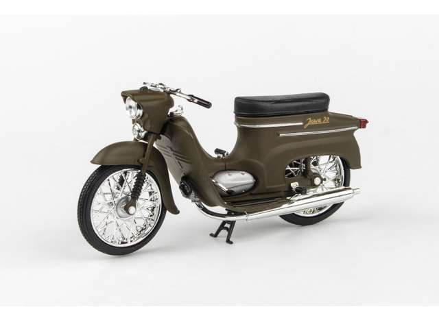 1967 Jawa 50 Pioneer type 20, army green 1:18 Abrex Model