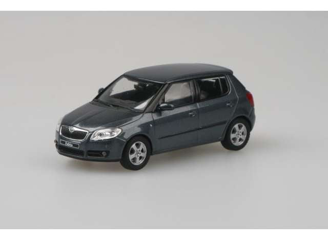 2006 Skoda Fabia II, anthracite grey metallic 1:43 Abrex Model