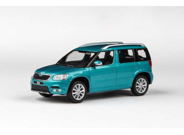 2013 Skoda Yeti FL, sea blue metallic 1:43 Abrex Model