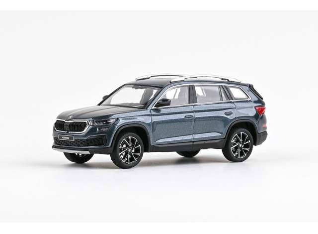 2021 Skoda Kodiaq FL, graphite grey metallic 1:43 Abrex Model