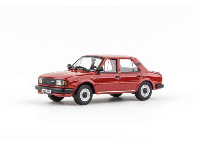 1984 Skoda 120L, earthy red 1:43 Abrex Model