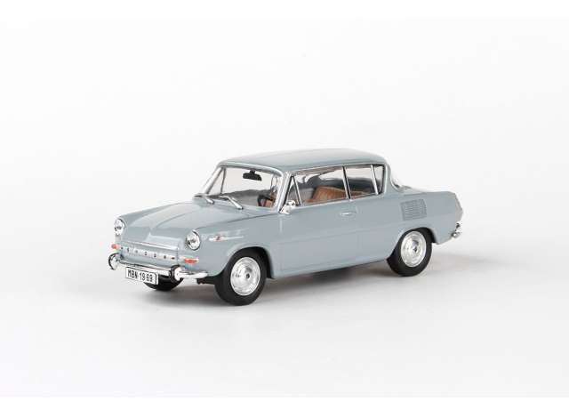 1969 Skoda 1100MBX, navy grey 1:43 Abrex Model