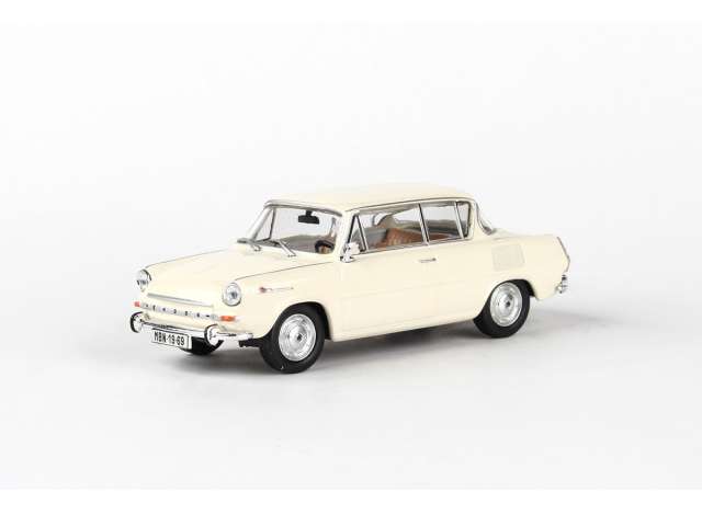 1969 Skoda 1100MBX, ivory 1:43 Abrex Model